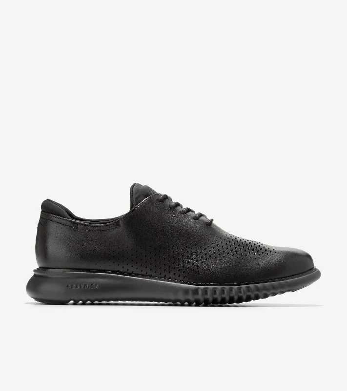 COLE HAAN 2.ZEROGRAND Laser Wingtip Oxford Black Men's