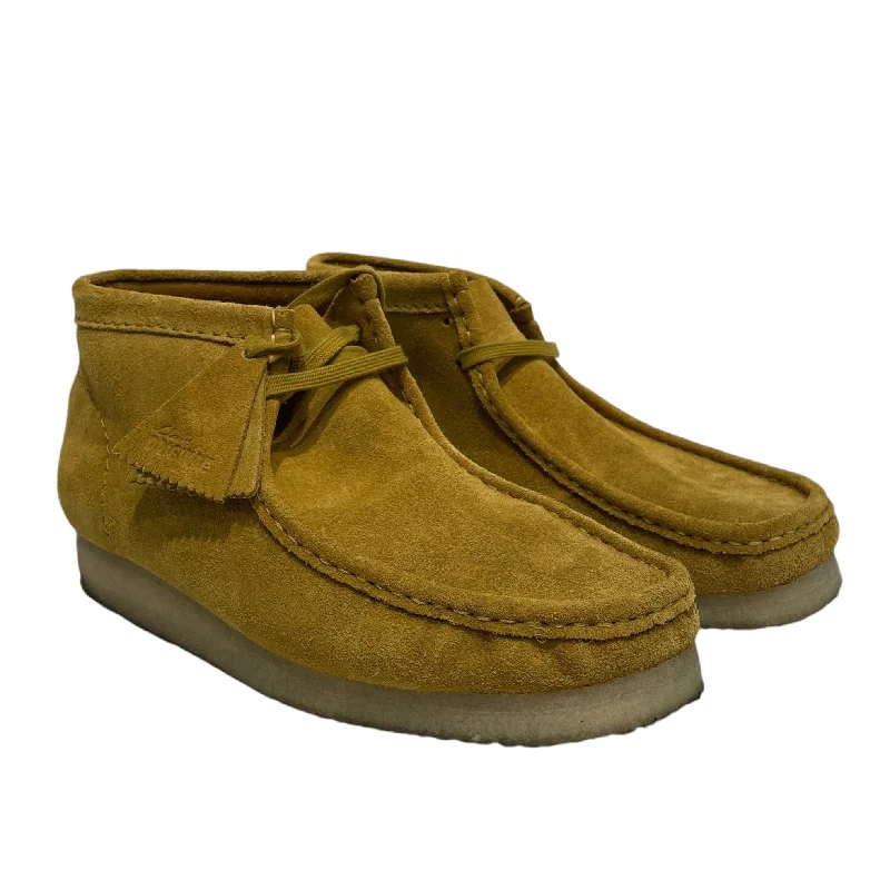 Trendy Summer Sandals Clarks/Loafers/US 9.5/Suede/YEL/WALLABEE