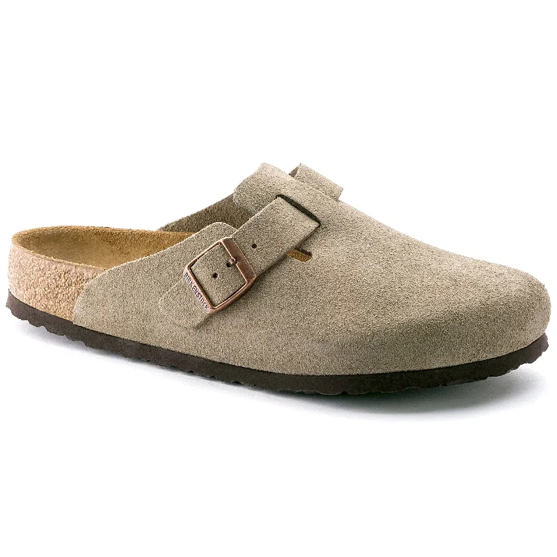 BIRKENSTOCK BOSTON SOFT FOOTBED SUEDE LEATHER