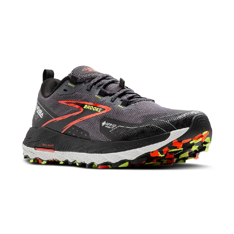 Cascadia 18 GTX Blackened Pearl/Tomato (Men's size scale)