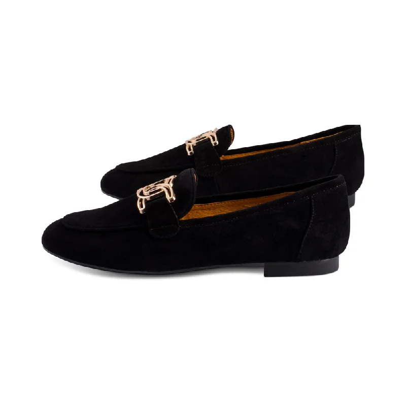 Formal Dress Footwear Fray Black Suede F24