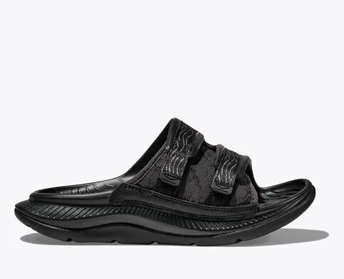 HOKA ORA LUXE SLIDE  - BLACK