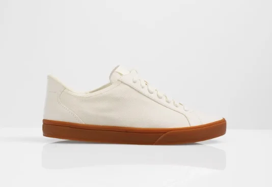 Kizik Irvine Pristine Gum Canvas Slip On