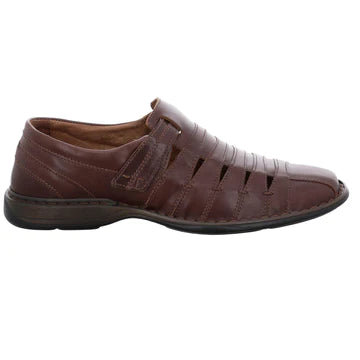 MEN'S JOSEF SEIBEL STEVEN LEATHER SLIP | MARONE