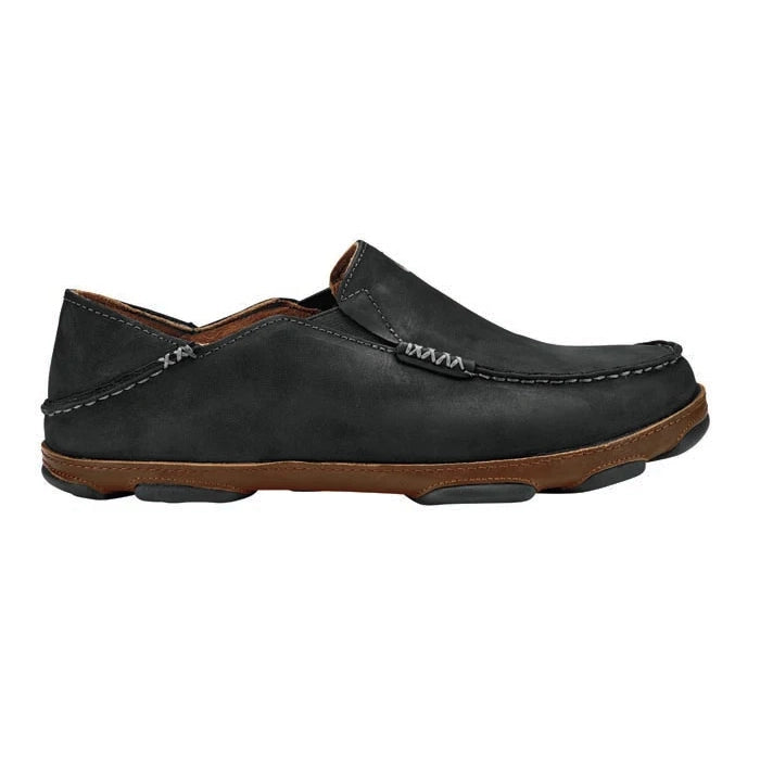 Mens Olukai Moloa in Black Toffee