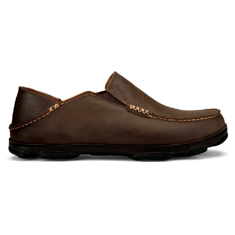 Winter Shoes For Sale OluKai Moloā Slip-On Dark Wood/Dark Java (Men's)