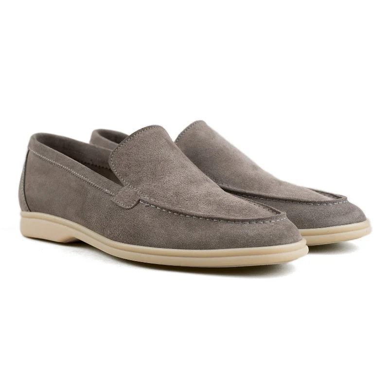 Palma Flex - Taupe Grey Suede