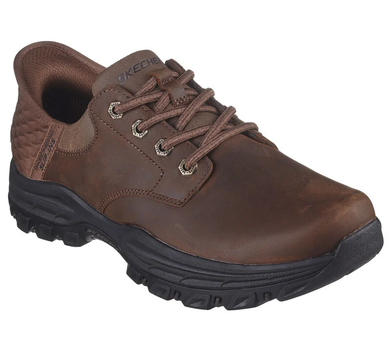 Skechers Slip ins Relaxed Fit Knowlson Kantel Dark Brown Men's