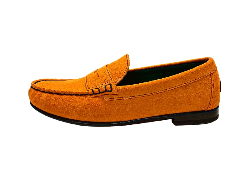 The Clementine Suedes Penny Loafer Shoe