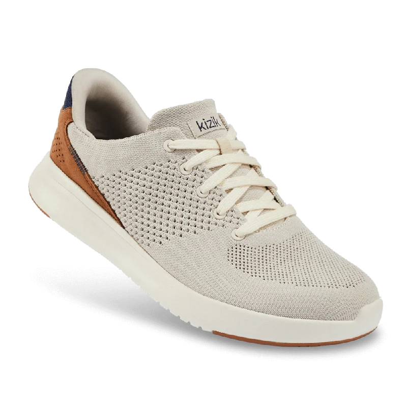 Kizik Unisex Lima Hands-Free Knit Sneaker Lite Taupe