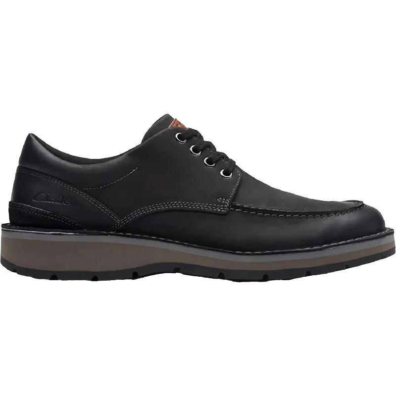 Men's Clarks Gravelle Low Black Leather