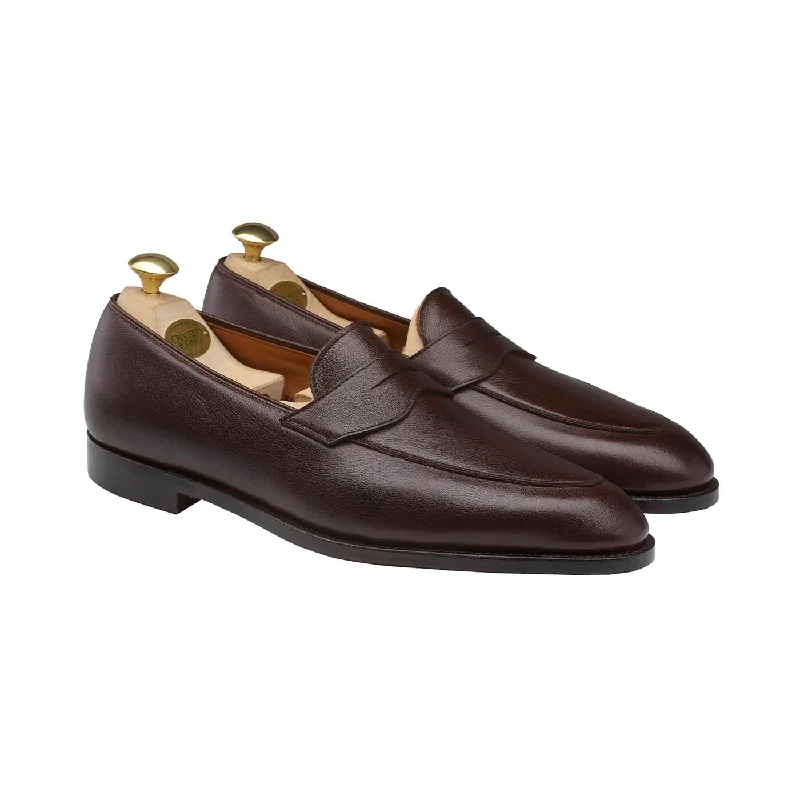 Sporty Casual Sneakers Nice Dark Brown Milled Calf