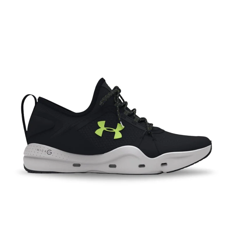 Under Armour Men's UA Micro G Kilchis Fishing - Black/Baroque Green/Morph Green